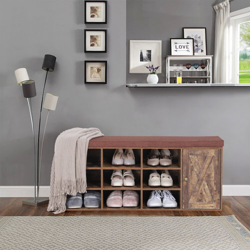 Laurel Foundry Modern Farmhouse Shoe Storage Bench & Reviews Wayfair
